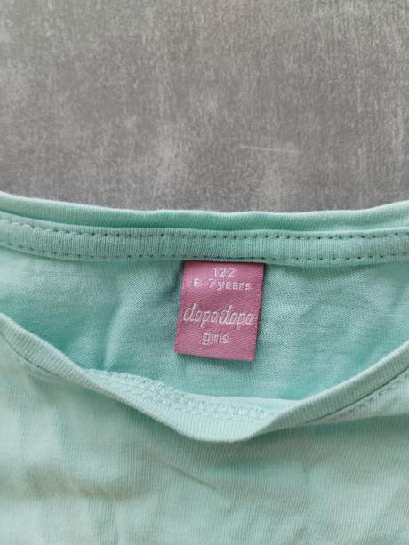 Tričko tyrkysové, dopodopo,122