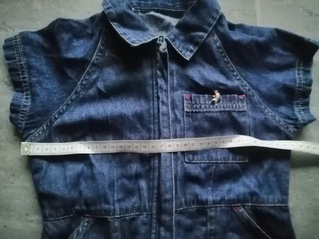 Džínsové šaty v140, 9-10r., 140