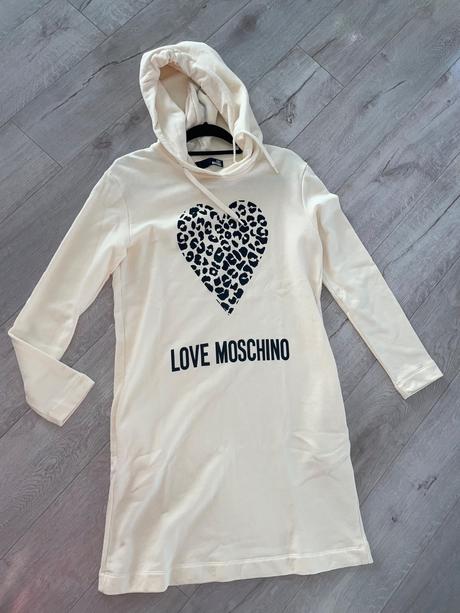 Love moschino mikinove saty, moschino,m