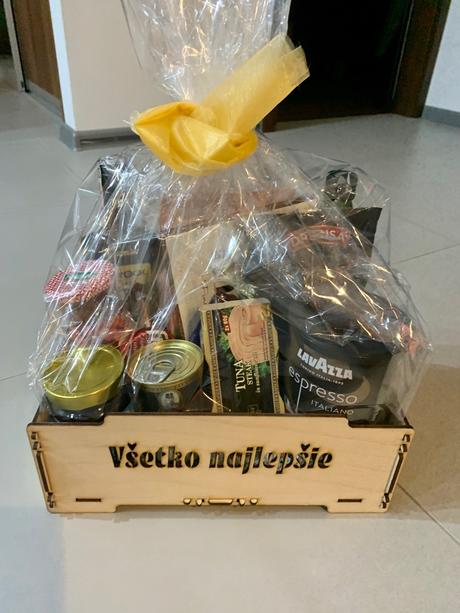 Bednička na darčekový kôš,