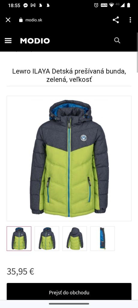 Vetrovka 164/170 lewro, lewro,164