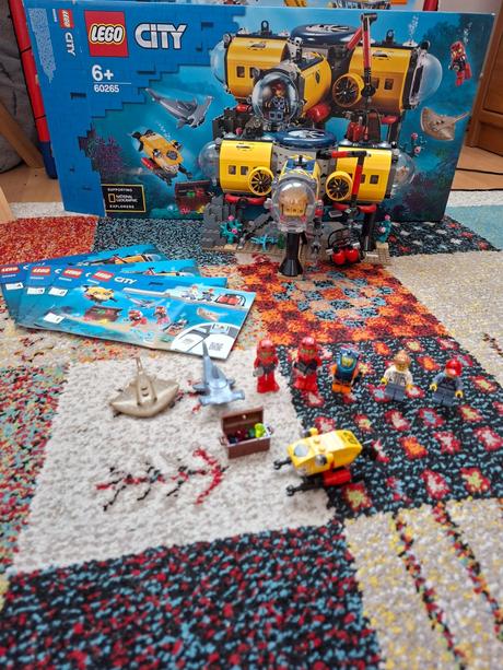 Lego 60265 oceanska zakladna - kompletný top stav,