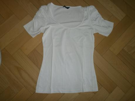 Tričko s ozdobnými rukávmi, f&f,38