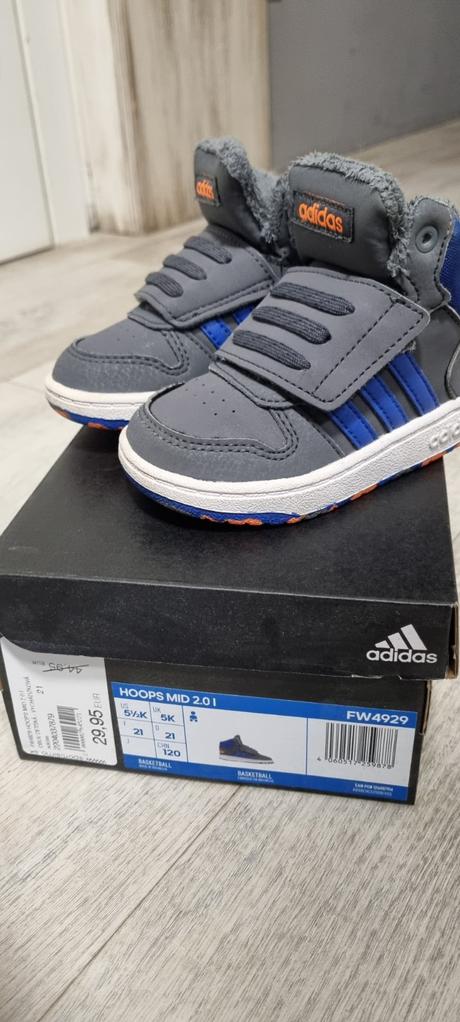 Zateplene členkove tenisky adidas, vel.21, adidas,21