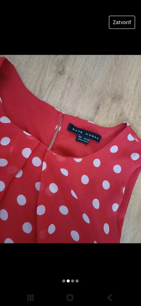 Bodkované šaty, gate,m