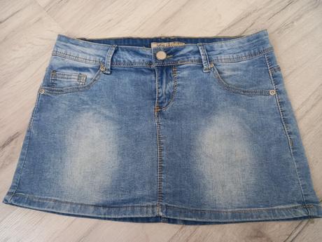 Krásna riflová sukňa, m