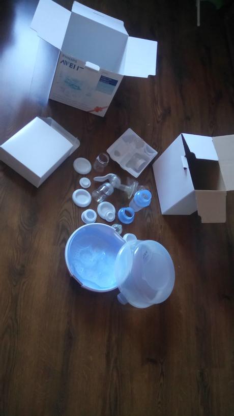 Odsavacka avent +sterilizátor, 