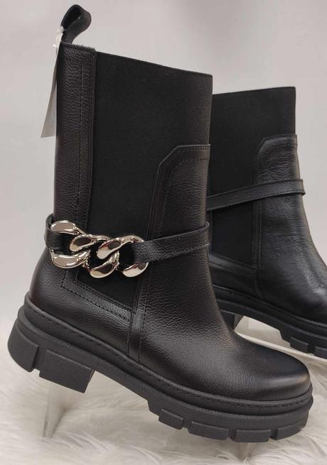 Dámske kožené topánky 21500429 b, 37 / 38