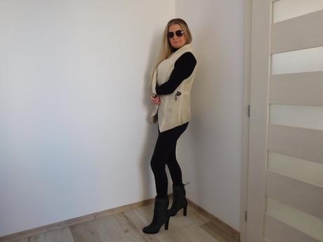 Vesta huňatá bez rukávov, s,, s