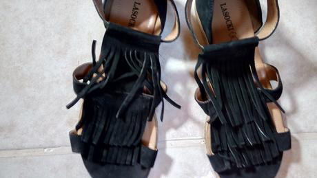 Značkové kožené sandálky zn.lasocki dva pouzite, lasocki,39