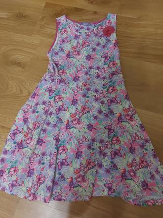 Kvetinové saty s motýľmi, terranova,140