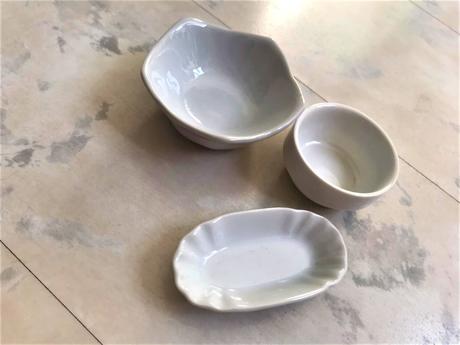 Starožitné miniatúrne mištičky 3 ks, 