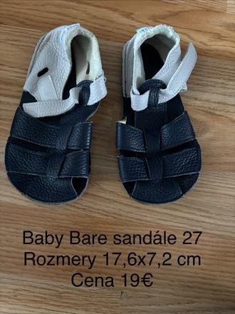 Barefoot sandále, baby bare shoes,27
