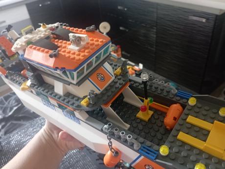 Lego arktická základňa+loď+prislusenstvo,