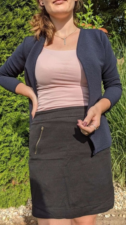 Modré bolero/ sako, m