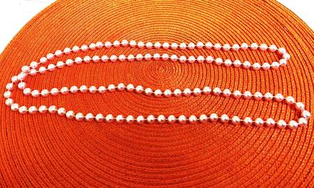 Perlový náhrdelník 120 cm, 