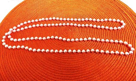 Perlový náhrdelník 120 cm, 