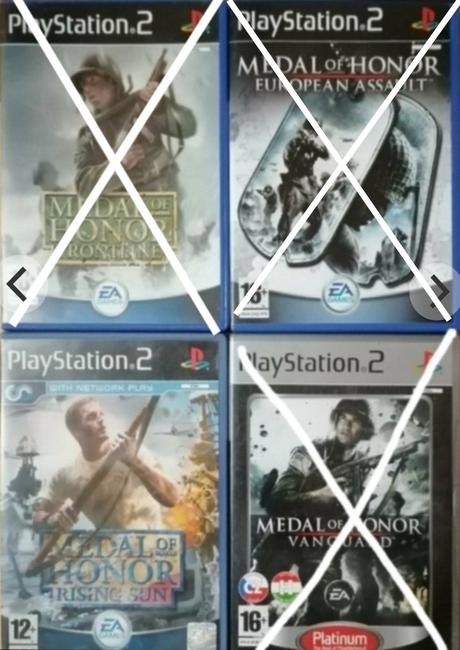 Hry na ps2 s manuálom, 