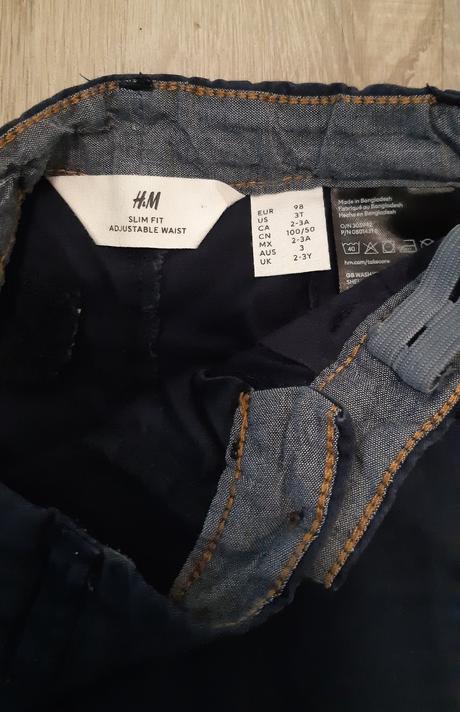 Tenke nohavice top stav, h&m,98