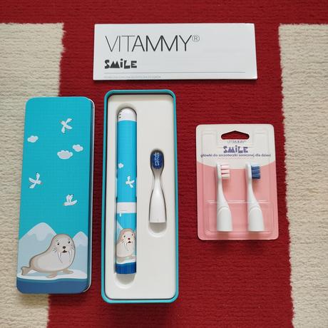 Detská sonická kefka vitammy smile + náhradné kefk, 