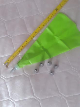 Silikónové vrecko+6 nadstavce,