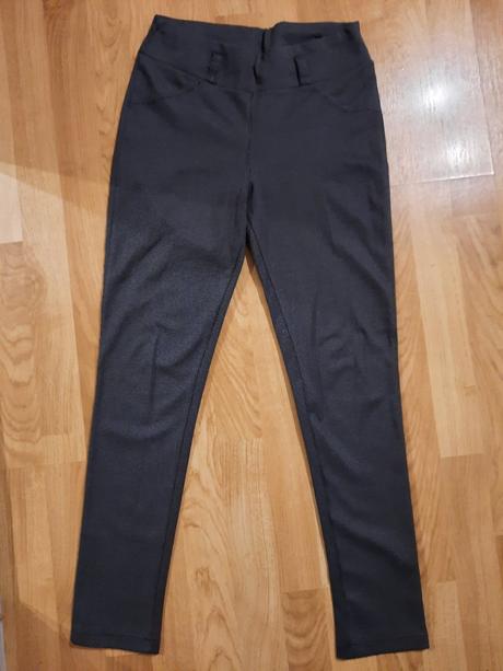 Dámske elastické nohavice, s