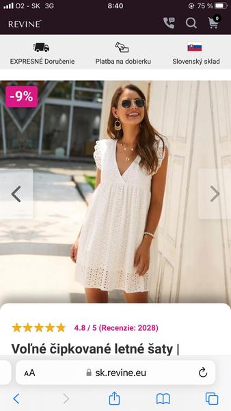 Kde kúpiť šaty ako na fotke? Skúsenosti s Revine
