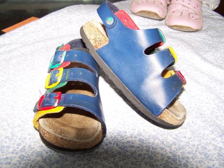 Korkové sandálky nosené no stále dobré, 24