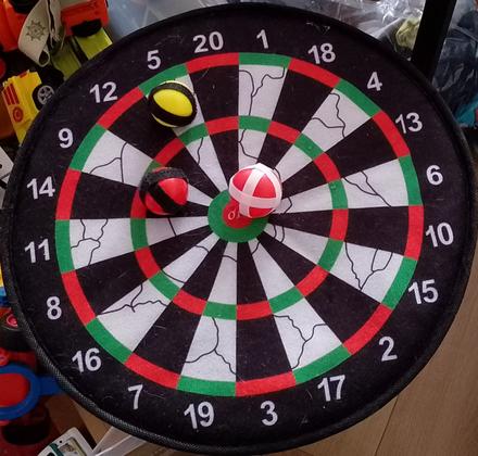 Terč s loptičkami,