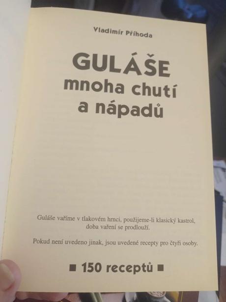 Kniha recepty guláše, 