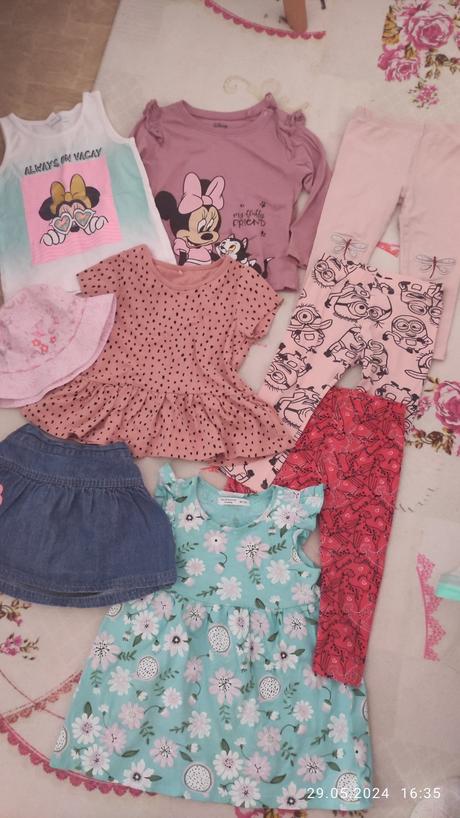 Oblečenie pre dievčatko veľ. na 80/86, 86–98