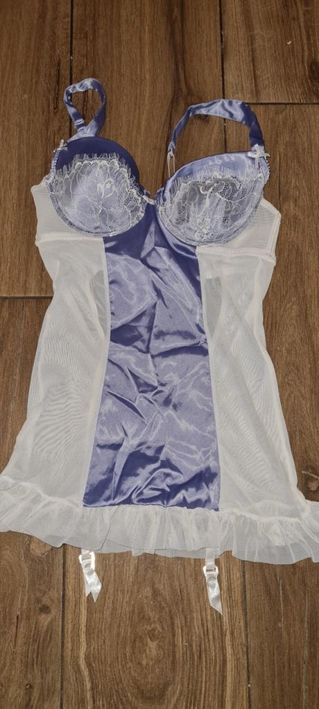 Bielo - modrý korzet, okay,l