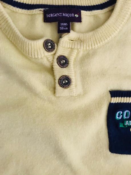 Detsky pulovrik, sergent major,98