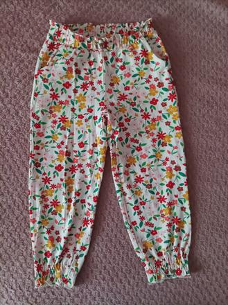 Letne kvetinove nohavice 104, palomino,104