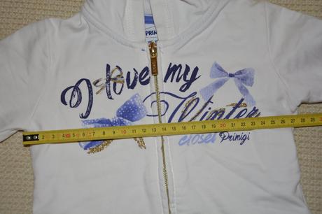 Krasna mikina primigi s volanovym ukoncenim, primigi,74