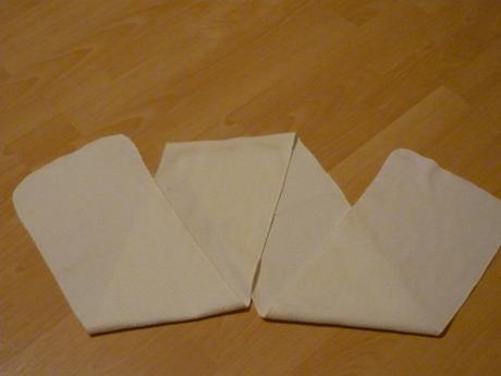 Biely flaušový šál, 