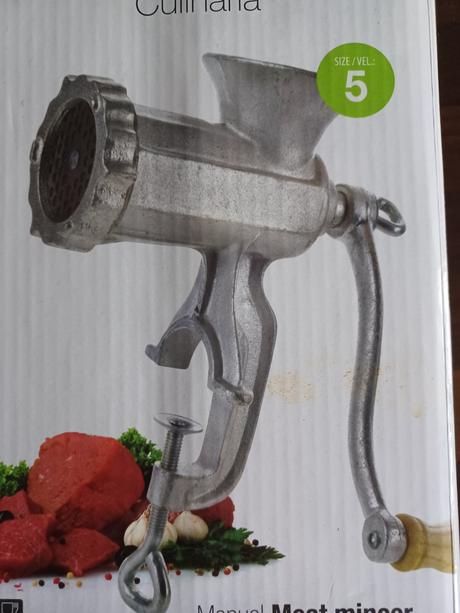 Ručný mlynček na mäso, 