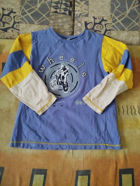 Tričká dlhý rukáv, amisu,128