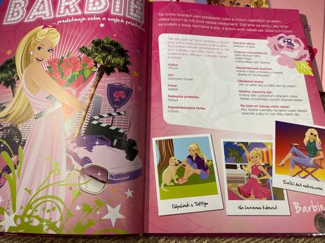 Knižka na rok 2009,2010 barbie, 2009 disney prince,