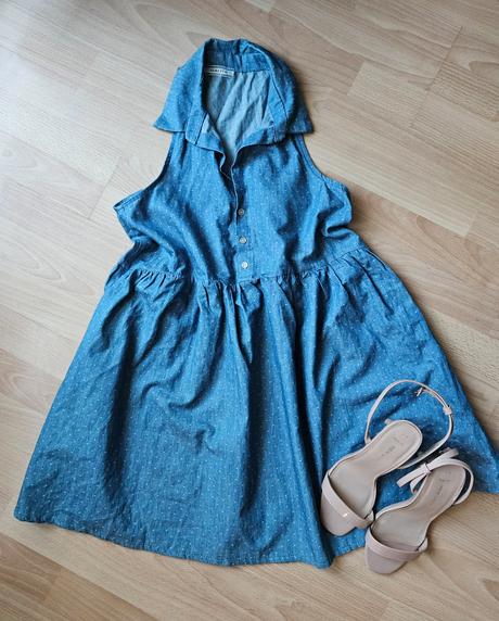 Krásne riflové šaty /tunika, s