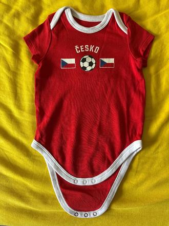 Letné body s krátkym rukávom - futbal, v.74, c&a,74