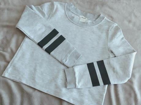 Crop mikina, h&m,146