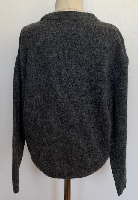 H&m šedý štrikovaný svetrík, h&m,134
