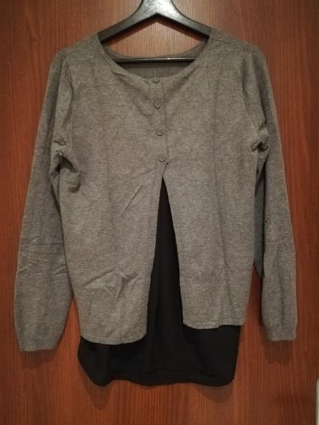 Šedý sveter vero moda, m