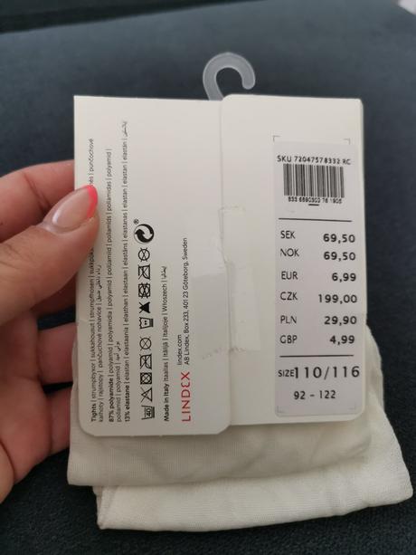 Pančušky zn. lindex, lindex,110