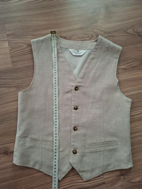 Set nohavice vesta kosela viazanka, h&m,152