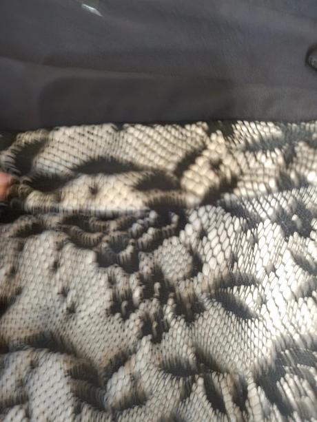 Čierna úplet.sukňa f&f s čipkou veľ. 40, f&f,40