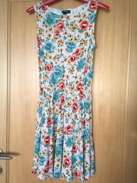 Kvetové šaty, topshop,36