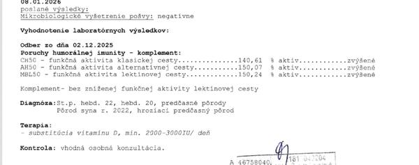 Osobná konzultácia u Dzurillovej - obavy z výsledkov