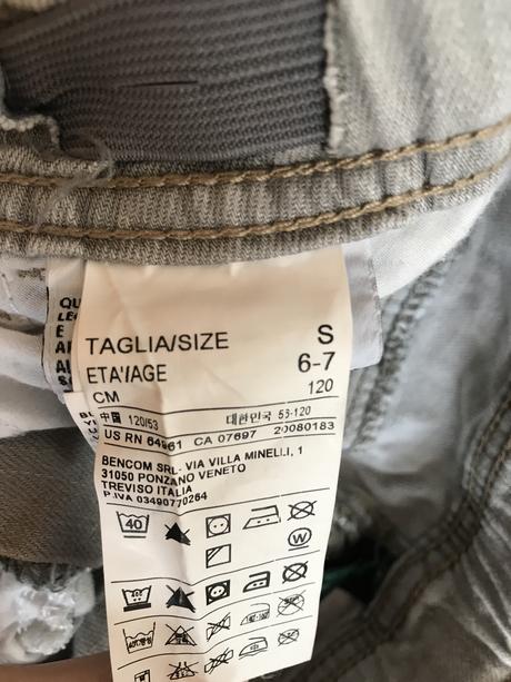 Benetton rifle na 6-7 rokov, benetton,116